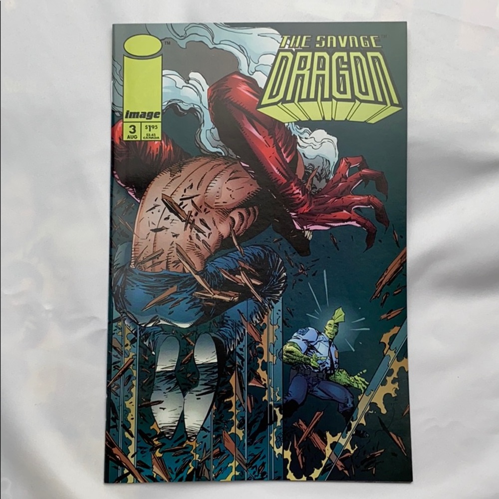 The Savage Dragon Comic Book Vol 2. No. 3 Aug ‘93 Image Comics Vintage